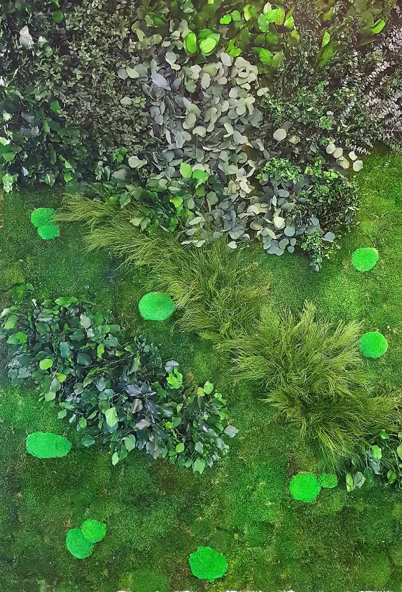 green wall, accoustic wall