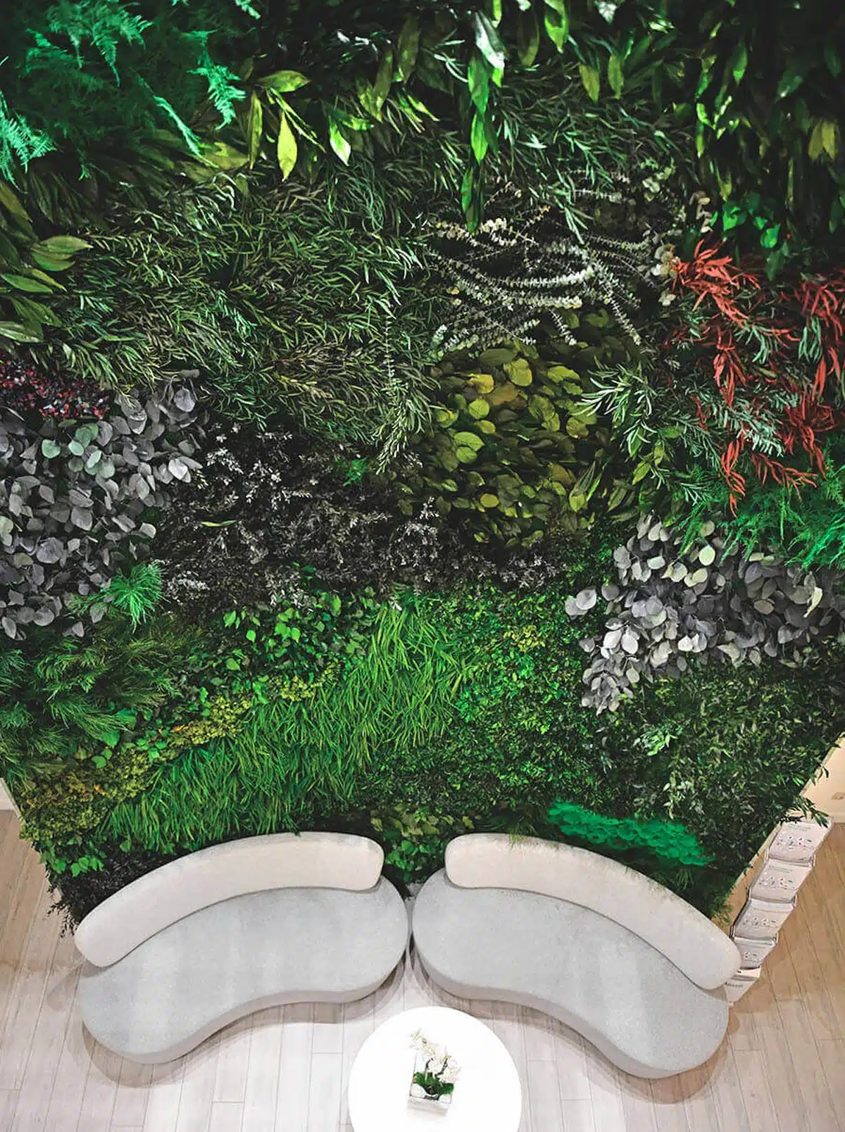 green wall, accoustic wall