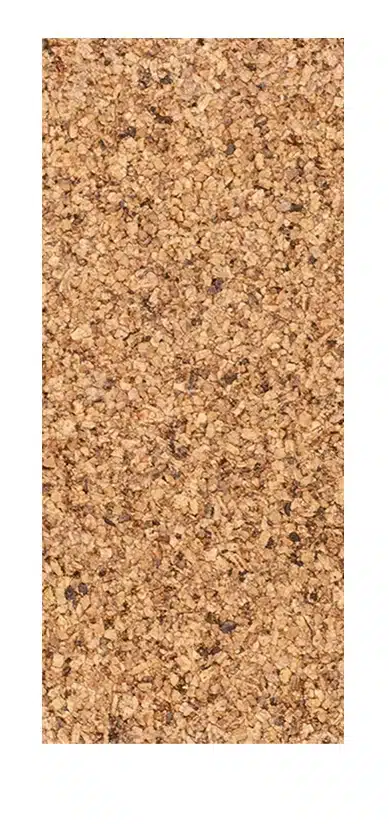 Close-up of cork texture for bulletin board